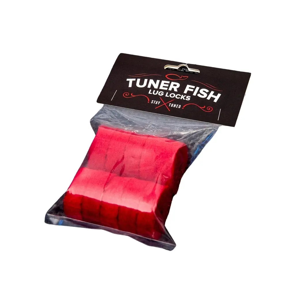 Tuner Fish Cymbal Felts - 10 Pack (Red) 1