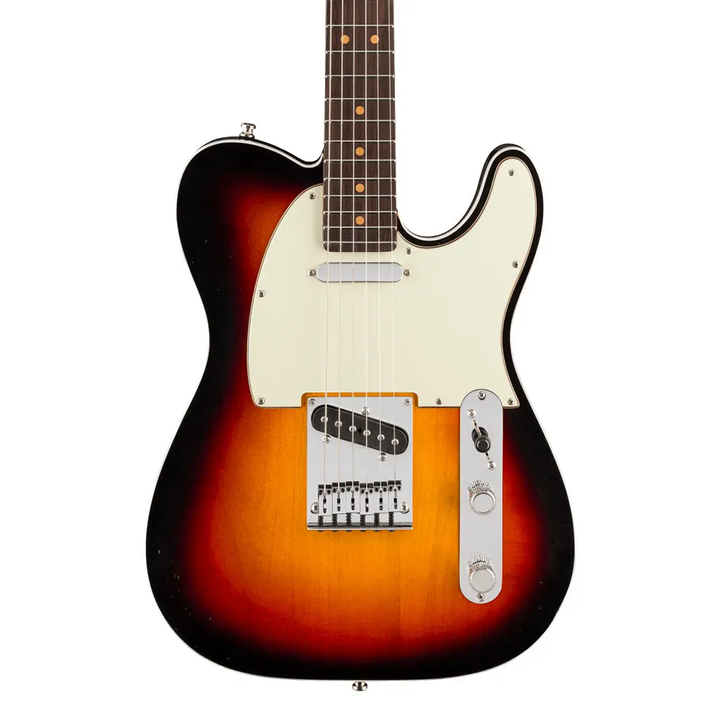 Fender American Ultra Luxe Vintage '60S Telecaster Custom - 3-Color Sunburst, Rosewood Fingerboard 1