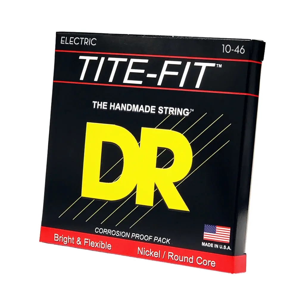 Dr Tite-Fit Compression Wound Electric Guitar Strings - Medium 10-46 1