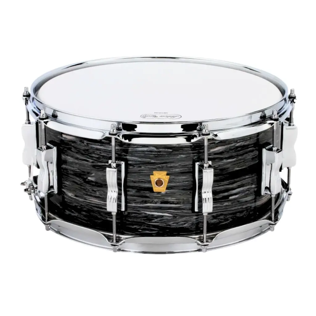 Ludwig Legacy Mahogany 14"×6.5" Snare Drum - Vintage Black Oyster 1