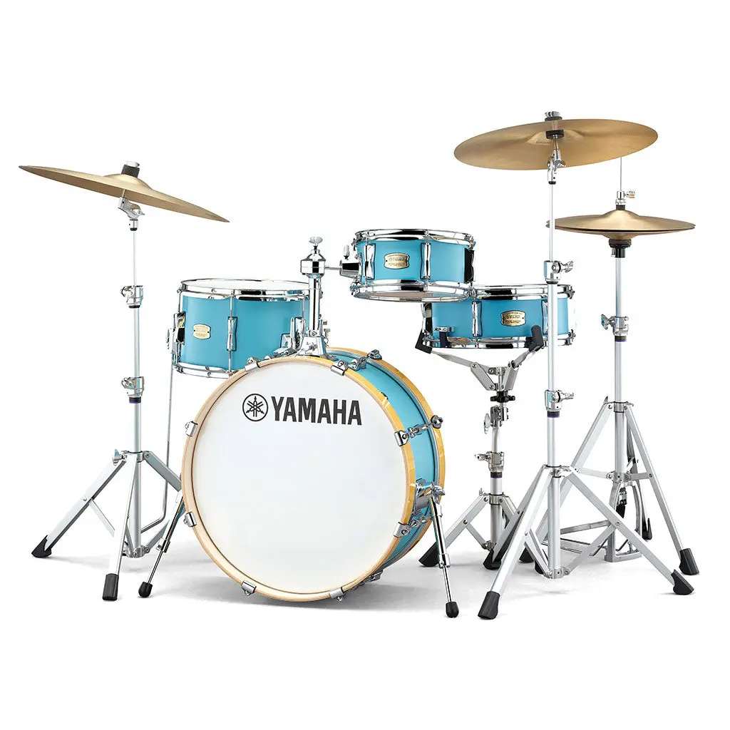 Yamaha Stage Custom Hip Kit With Crosstown Hardware Pack - Matte Surf Green 1