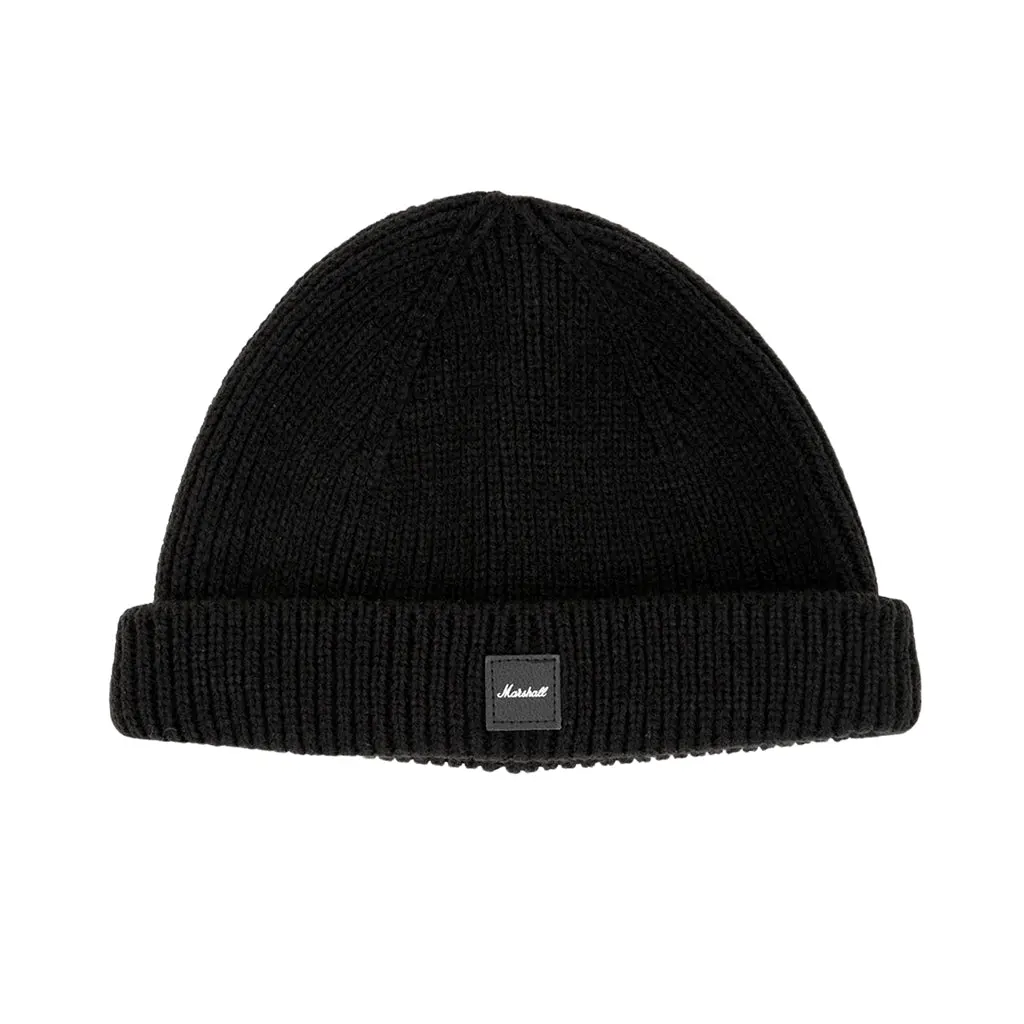Marshall Fishermans Beanie, Black 1