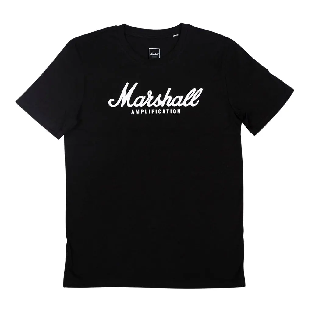 Marshall Script T Shirt, Black, Xxl 1