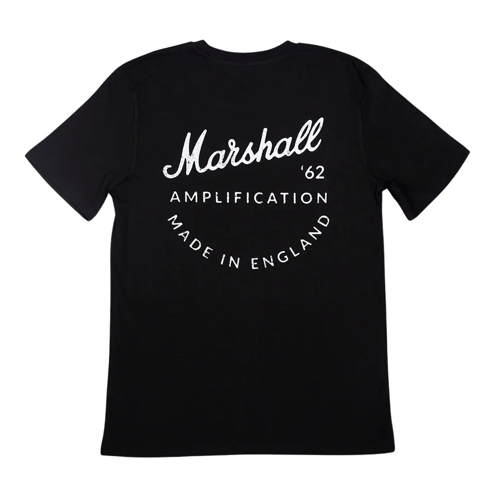 Marshall Vintage T Shirt, Black, M 2
