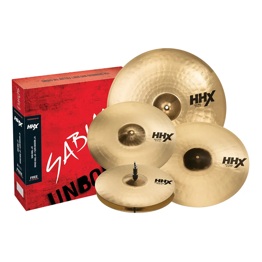 Sabian Hhx Performance Set Brilliant (14/16/18/21) 1