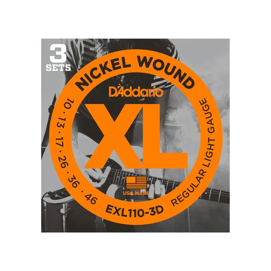 D'addario Exl110-3D Regular Light 10-46 - 3 Sets 1
