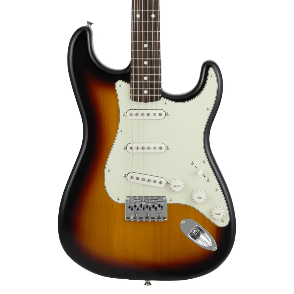 Fender Made In Japan 12-String Limited Stratocaster - 3-Color Sunburst, Rosewood Fingerboard 1