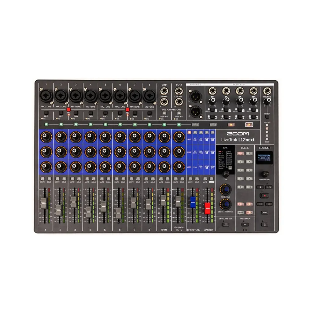 Zoom Livetrak L12next Digital Mixer/Recorder 1