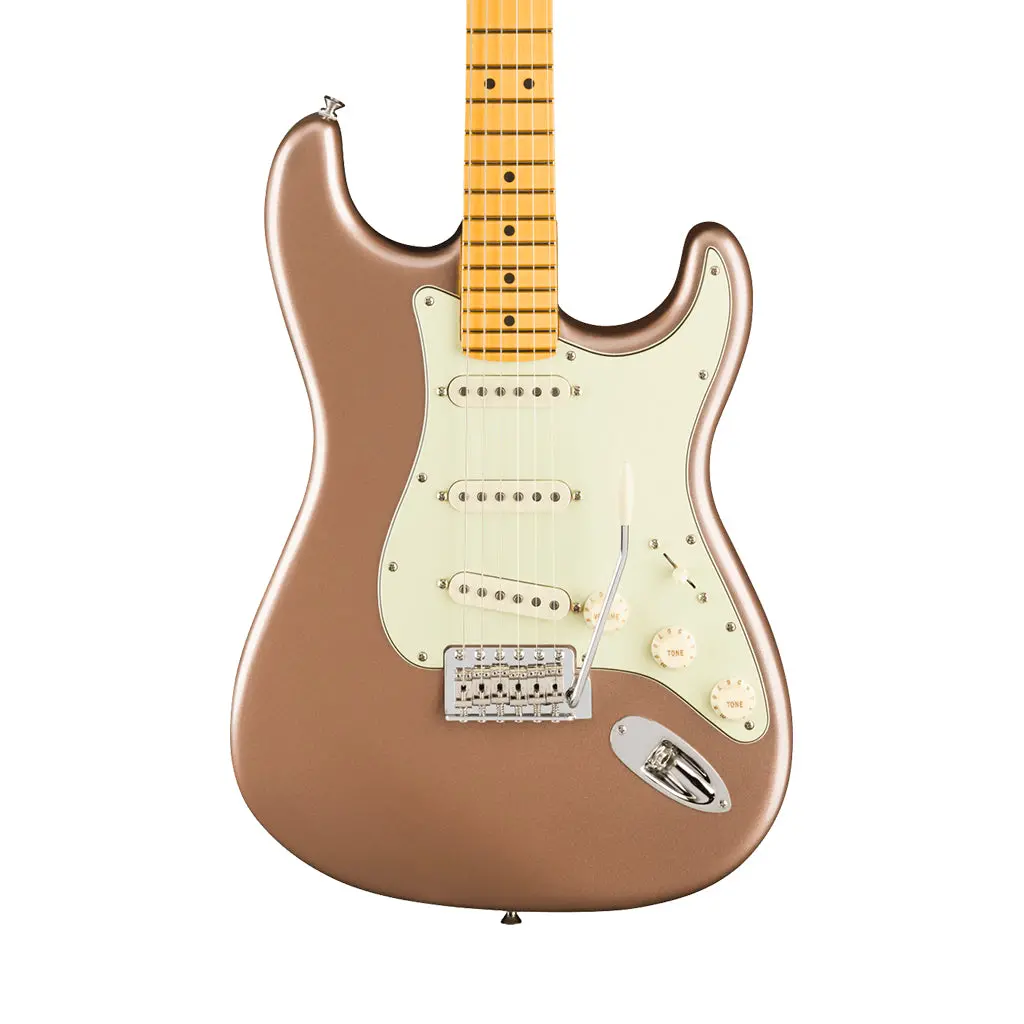 Fender American Professional Classic Stratocaster - Faded Firemist Gold, Maple Fingerboard 1