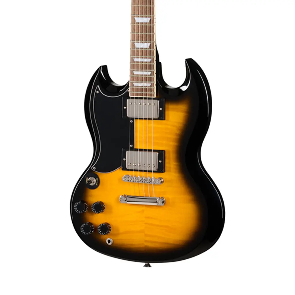 Epiphone Sg Tribute Electric Guitar - Vintage Sunburst, Left Handed 1