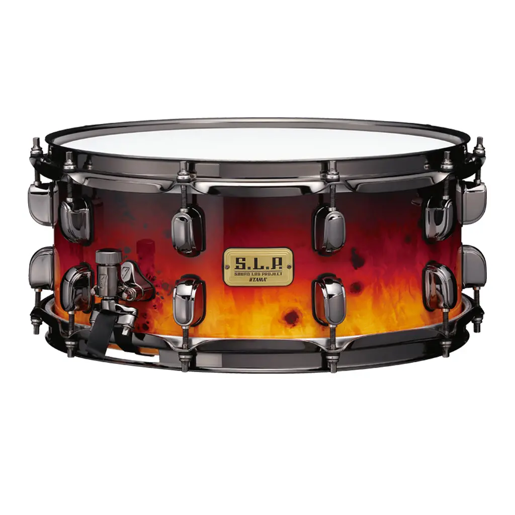 Tama Lgk146 S.L.P. G-Kapur 14"X6" Snare Drum - Amber Sunset Fade 1