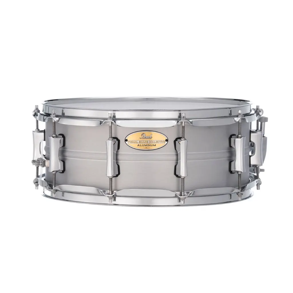 Pearl Primal Collective Snare Drum - 5.5 Inches X 14 Inches, Brushed Aluminum 1