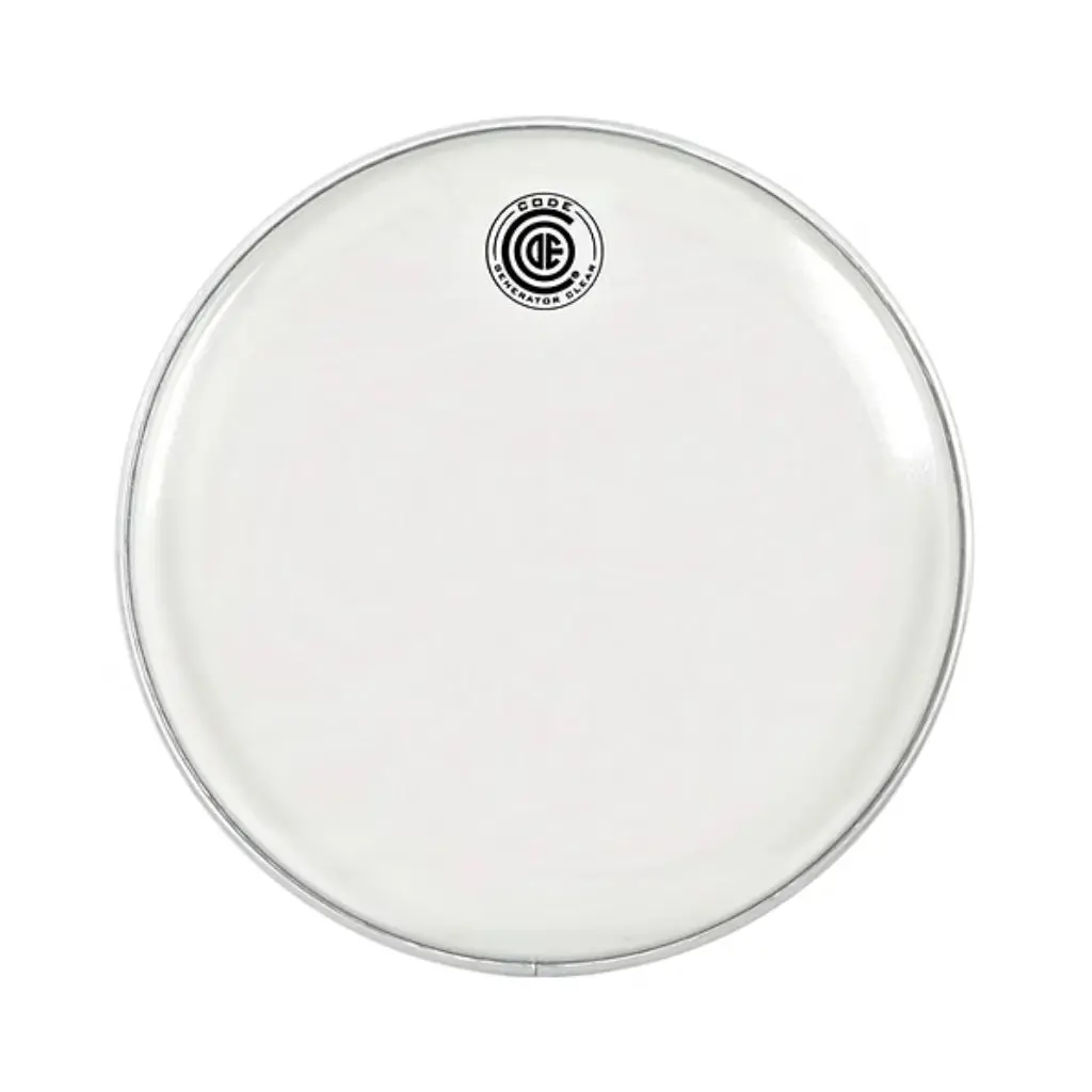 Code Generator Clear 7.5Mil Twin Ply Drumhead - 8 Inches 1