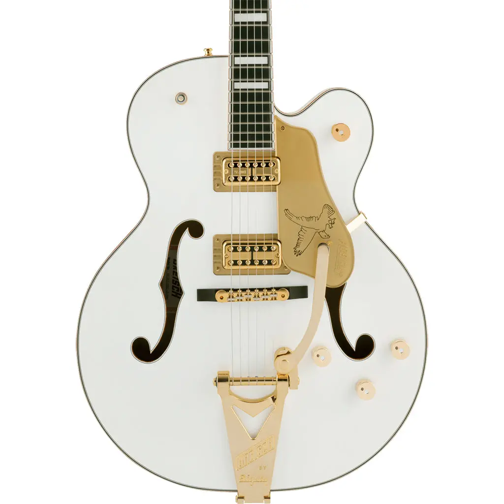 Gretsch - G6136t-Mgc Michael Guy Chislett Signature Falcon™ With Bigsby® - Ebony Fingerboard - Vintage White 1