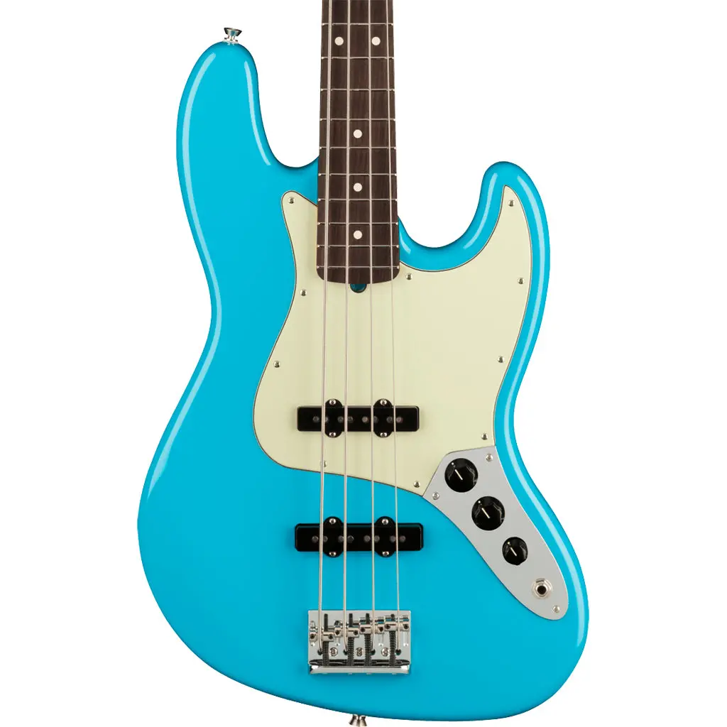 Fender - American Professional Ii Jazz Bass® - Rosewood Fingerboard - Miami Blue 1