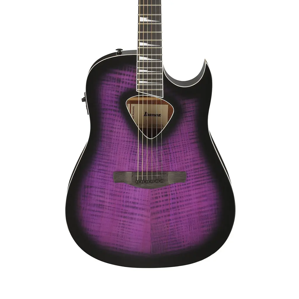 Ibanez Alt50fa Acoustic Guitar W/Pickup - Transparent Violet Sunburst High Gloss 1