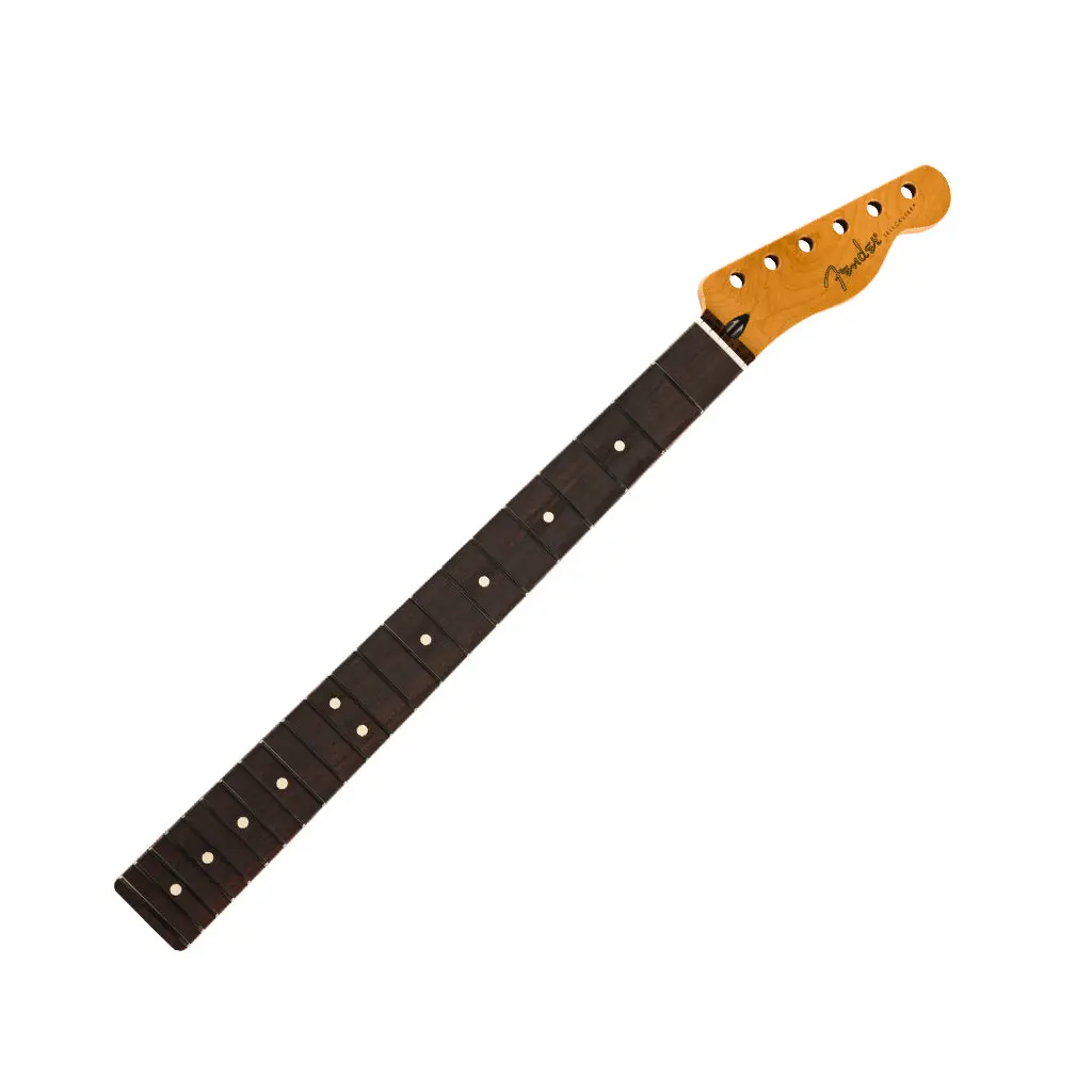 Fender Satin Roasted Maple Fat Telecaster U-Shape Rosewood Neck - 22 Medium Jumbo Frets 1