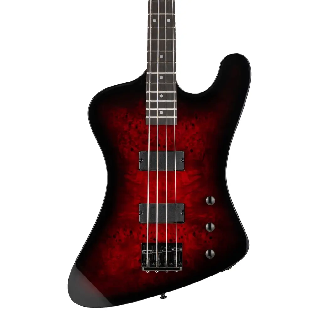 Esp Ltd Phoenix-204Dx Electric Bass Guitar - Red Burst 1