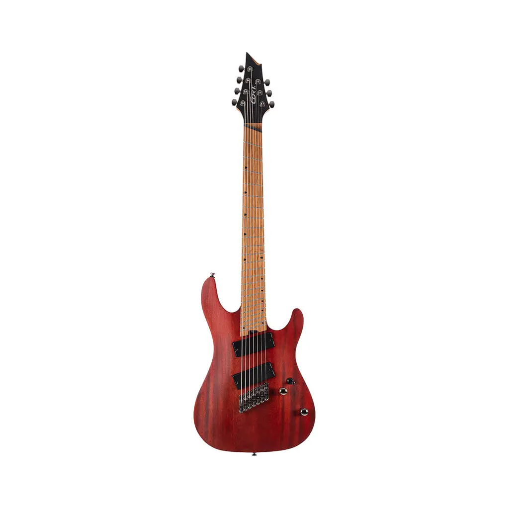 Cort Kx307 7-String Electric Guitar - Open Pore Mahogany 2