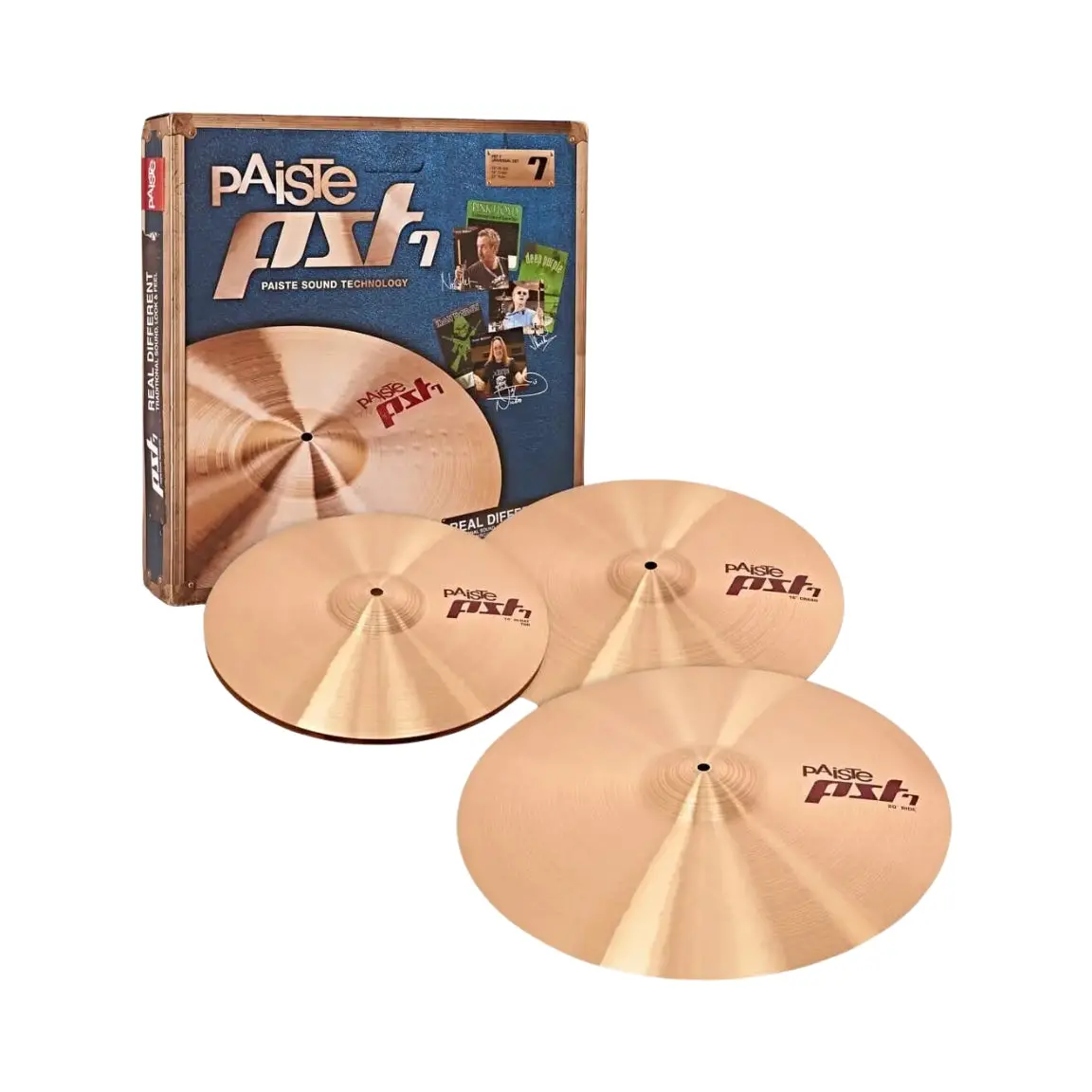 Paiste Pst 7 Session Lightweight Cymbal Set -14/16/20 Inch 1