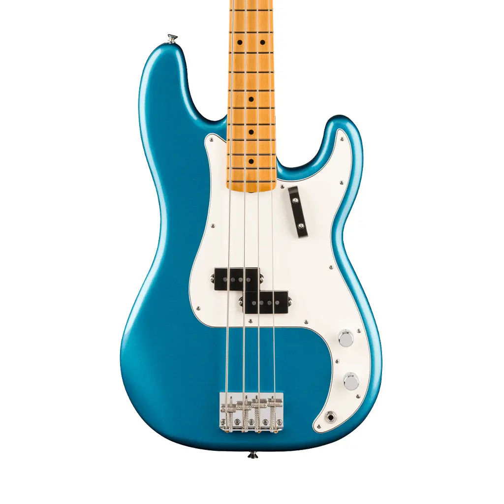 Fender Vintera Iii Late 60S Precision Bass Maple Bass Guitar - Lake Placid Blue 1