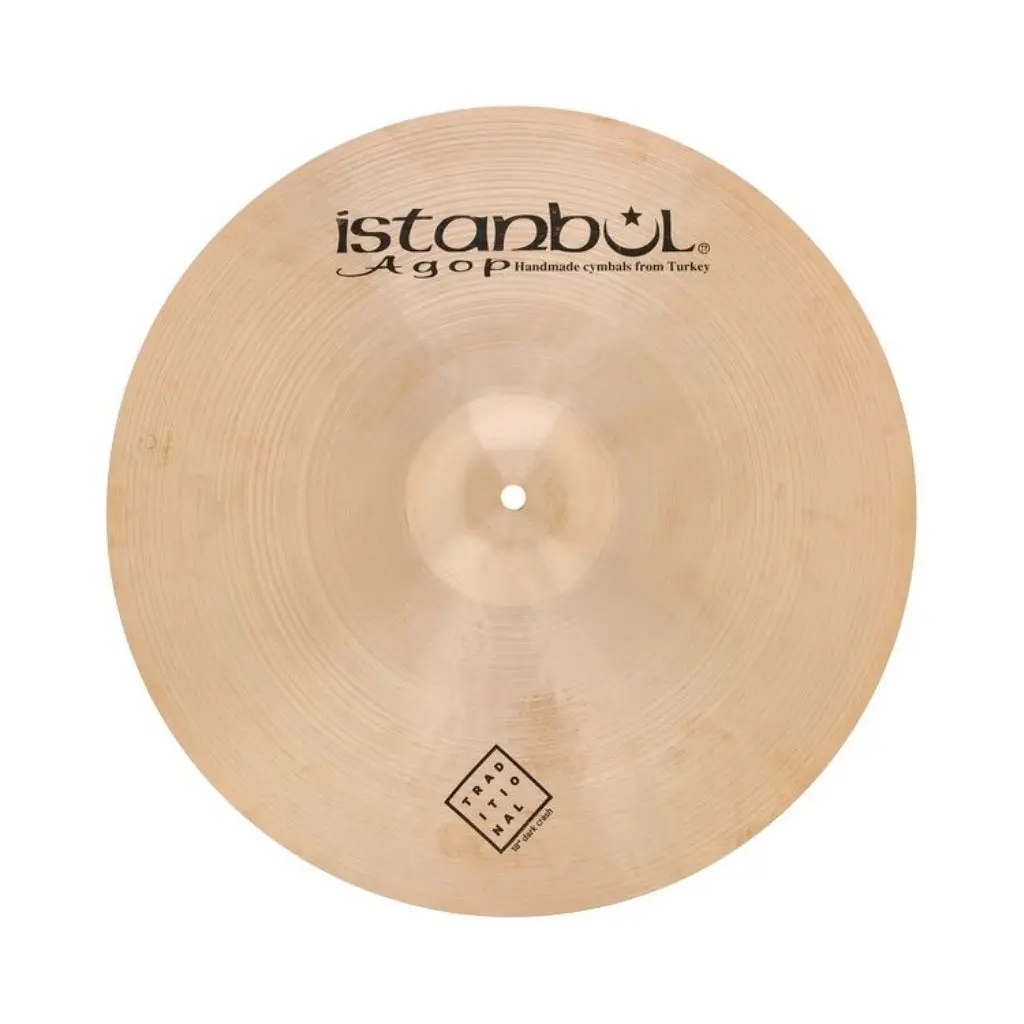 Istanbul Agop Traditional Dark Crash Cymbal - 18 Inches 1