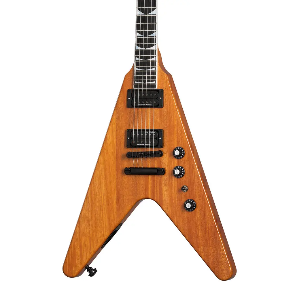 Gibson Dave Mustaine Flying V Exp - Antique Natural 1