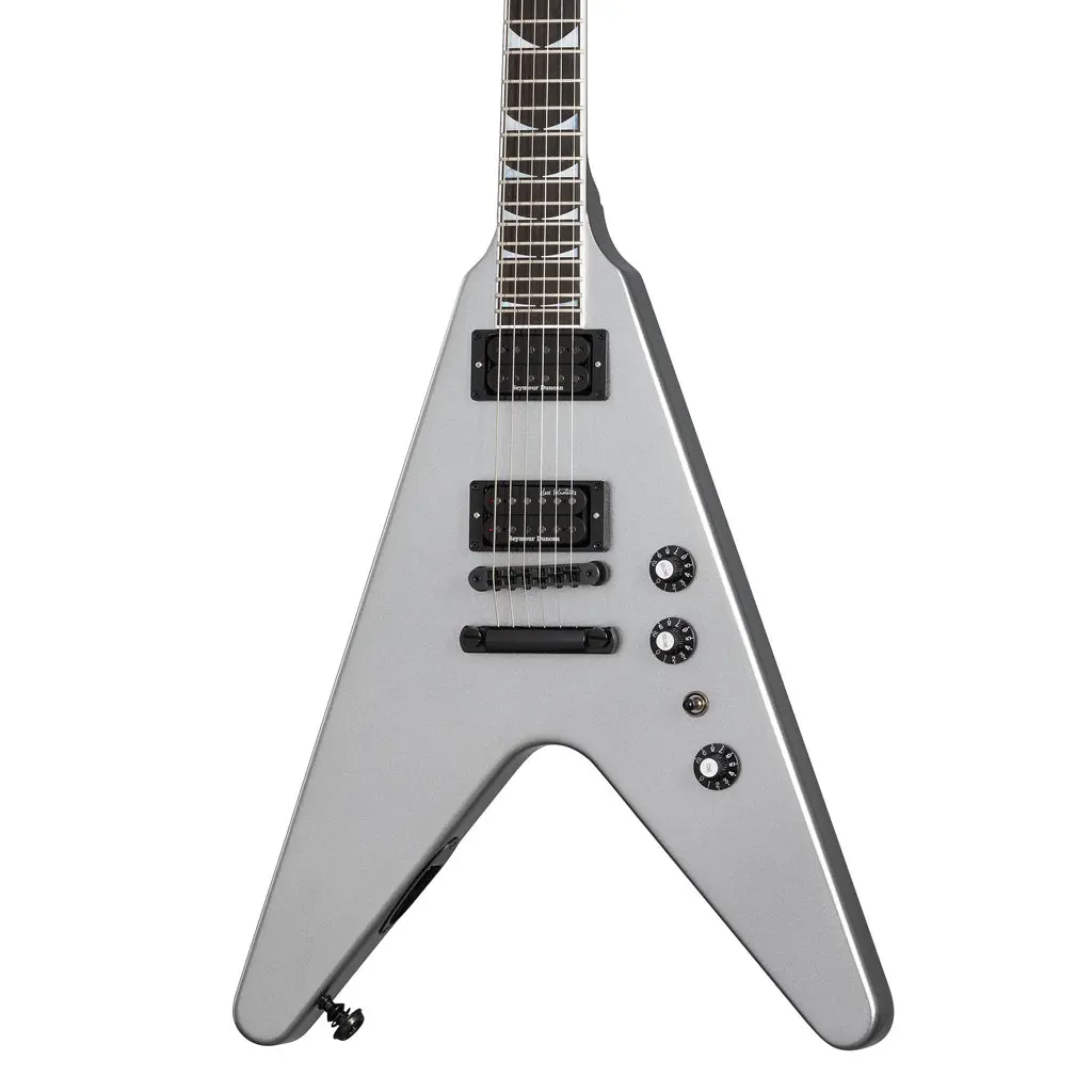 Gibson - Dave Mustaine Flying V Exp - Silver Metallic 1