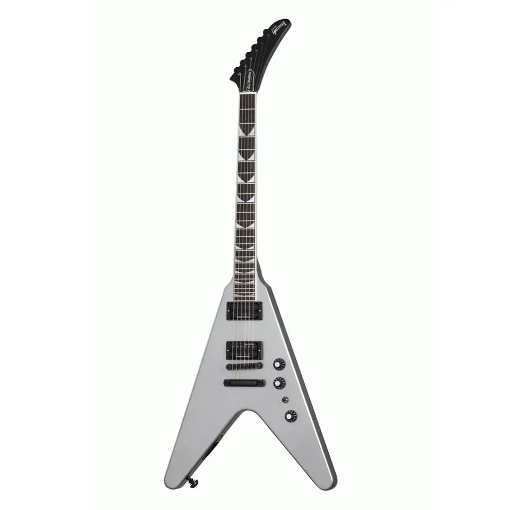 Gibson - Dave Mustaine Flying V Exp - Silver Metallic 2