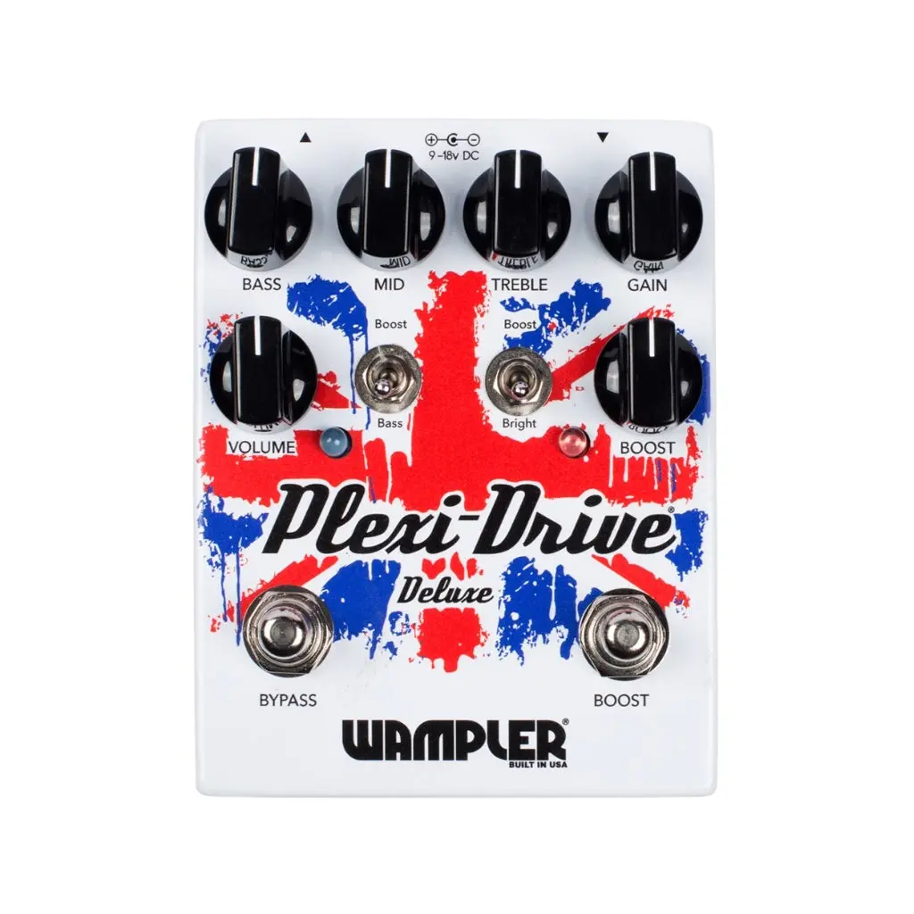 Wampler Plexi-Drive Deluxe 60S British Amp In A Box Pedal W/Boost 1