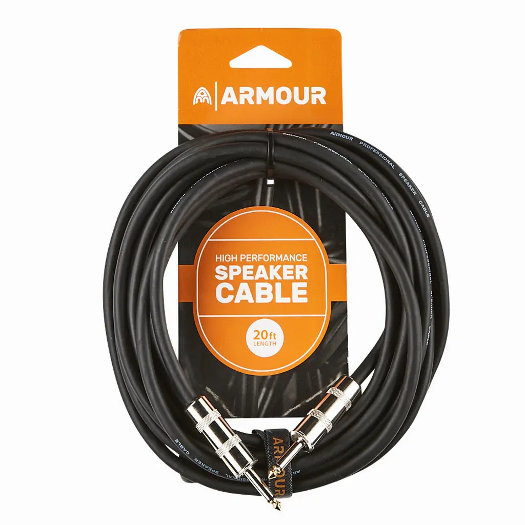 Armour Sjp20 Hp Jack 20 Foot Speaker Cable 1
