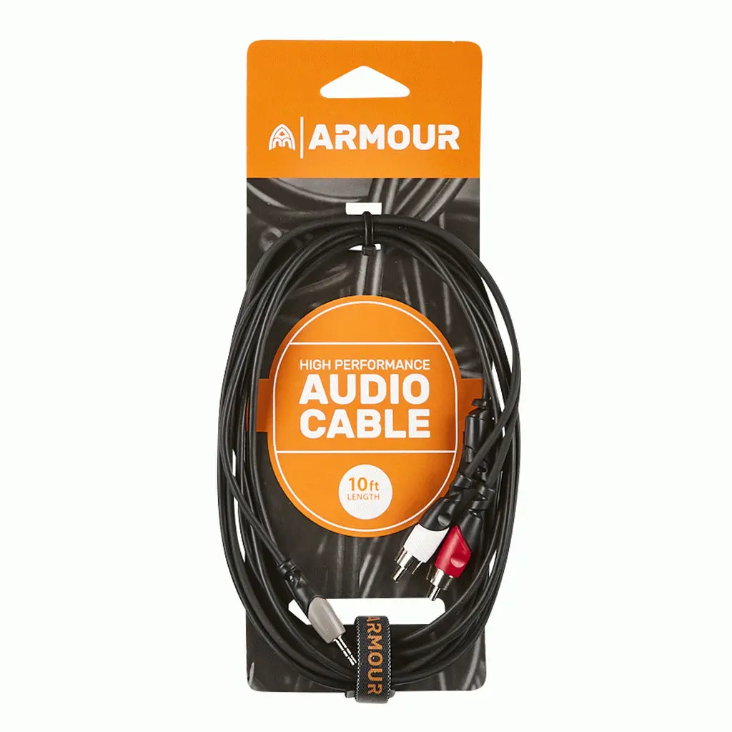 Armour Rca29s 1/8 Stereo To 2 X Rca Cable 1