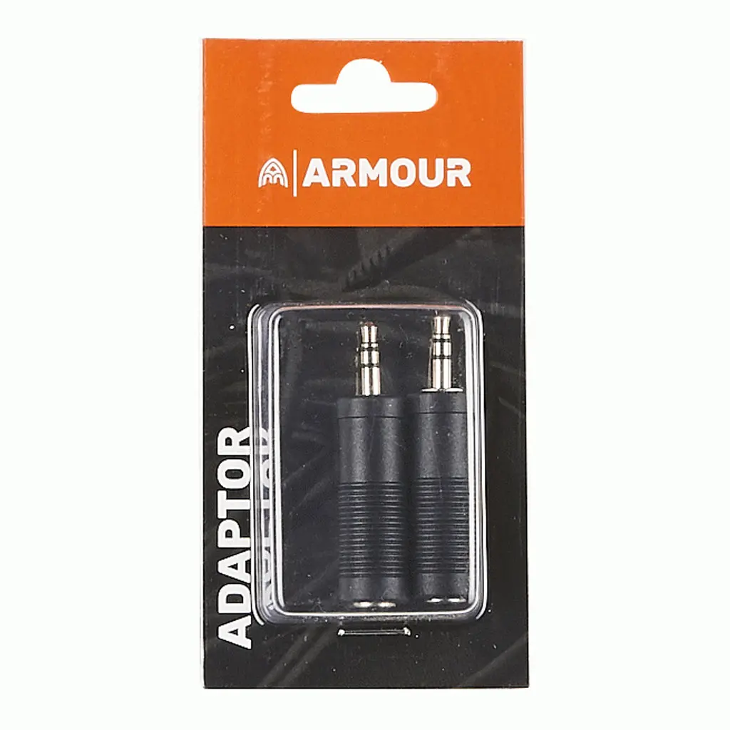Armour Adap1 1/4 To 1/8" Stereo Adaptor - 2 Pieces 1