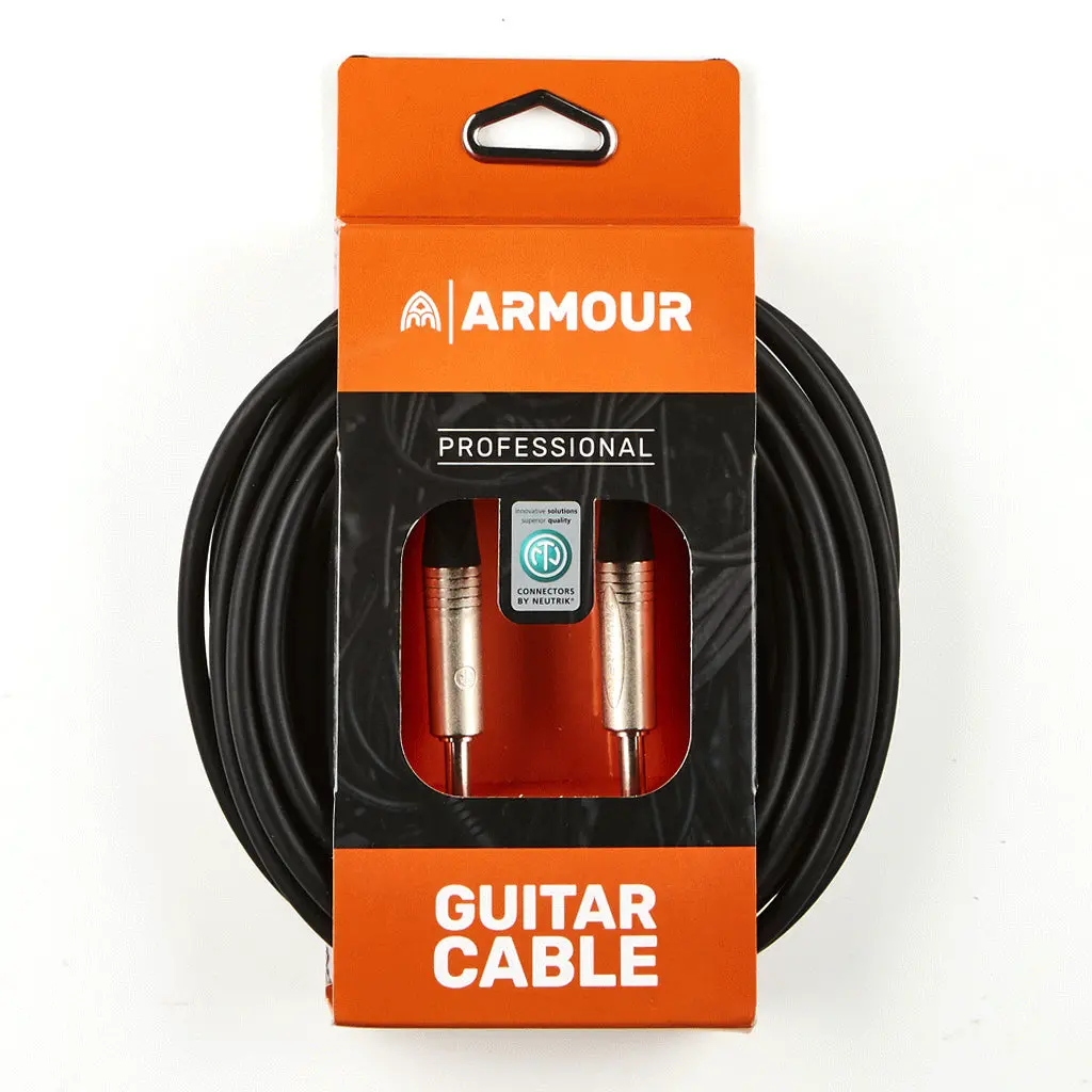 Armour Ngp20 Guitar Cable - Neutrik Connector Jacks - 20 Foot 1