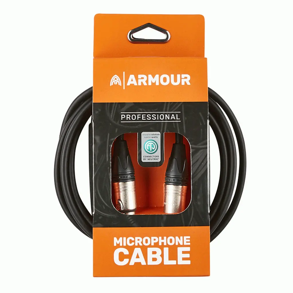 Armour Nxxp10 Microphone Cable 10 Foot With Neutrik Connector Xlr To Xlr 1