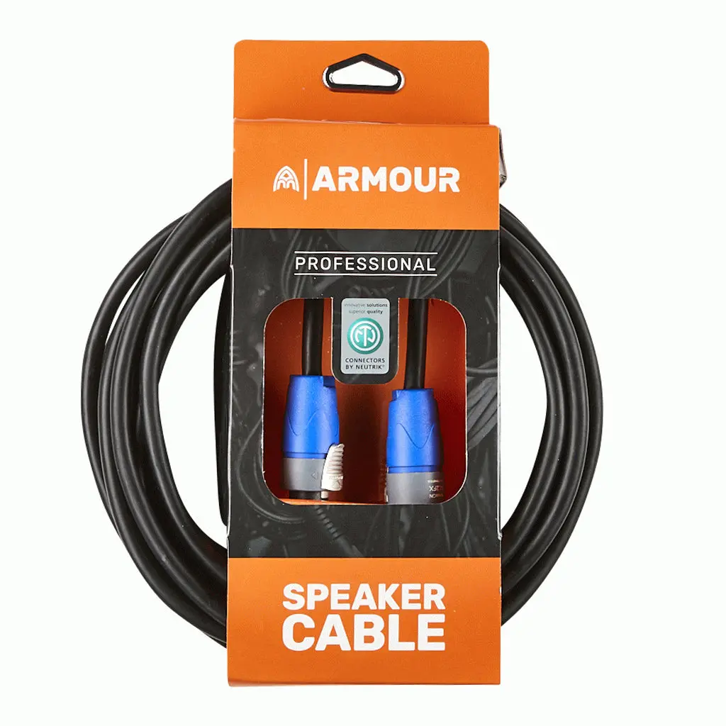 Armour N2sp20 Speaker Cable 20 Foot With Nl2fx Neutrik Connector 1
