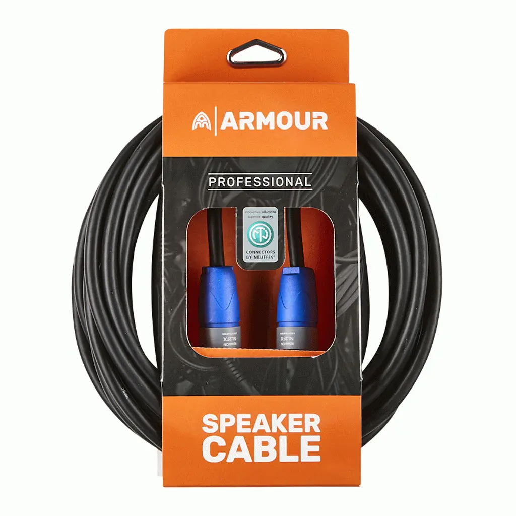 Armour N4sp30 Speaker Cable 30 Foot With Nl4fx Neutrik Connector 1