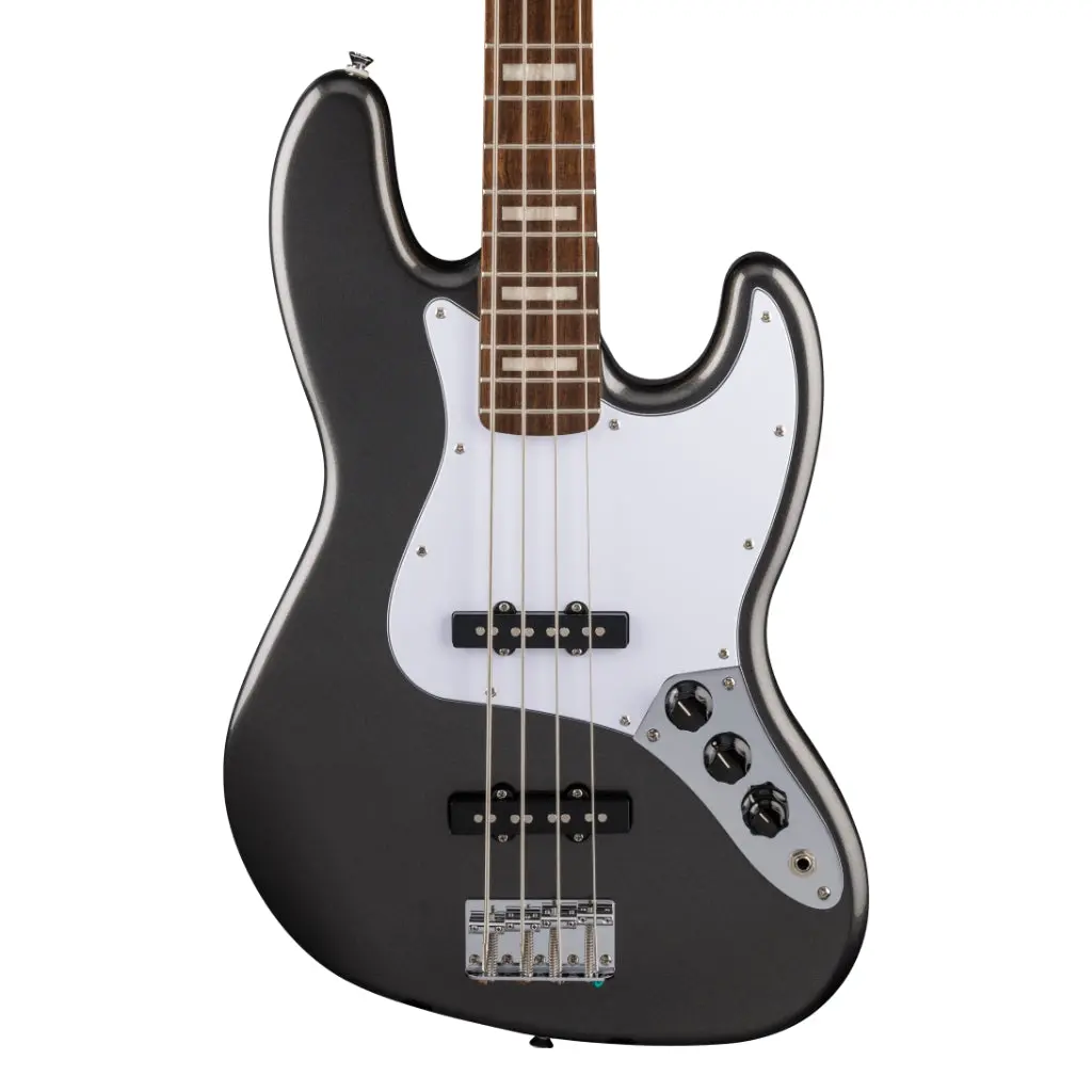 Squier Fsr Affinity Series Active Jazz Bass - Charcoal Frost Metallic, Laurel Fingerboard 1