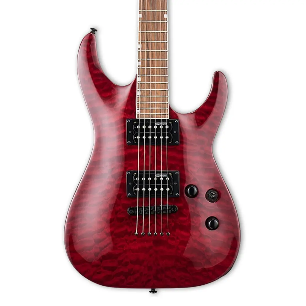 Esp Ltd Mh-200Qm Nt Roasted Jatoba Fingerboard - See Thru Black Cherry 1