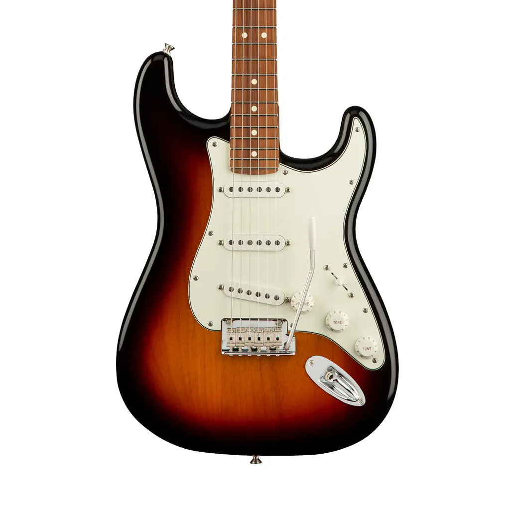 Fender Player Stratocaster Pau Ferro Electric Guitar- 3-Tone Sunburst 1