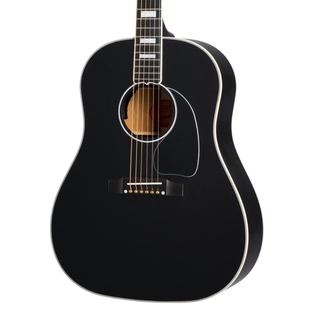 Gibson J45 Custom Ebony Acoustic Guitar 1