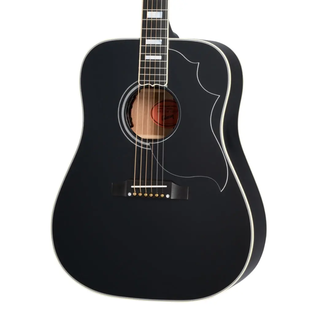 Gibson Hummingbird Custom Ebony Acoustic Guitar 1