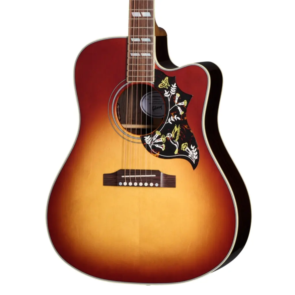 Gibson Hummingbird Standard Rosewood Ec Acoustic Guitar - Rosewood Burst 1