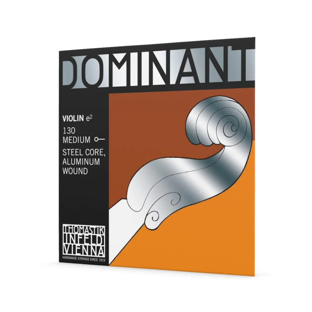 Thomastik Dt130 Dominant Violin String - E, Aluminum Wound, Carbon Steel Core 1