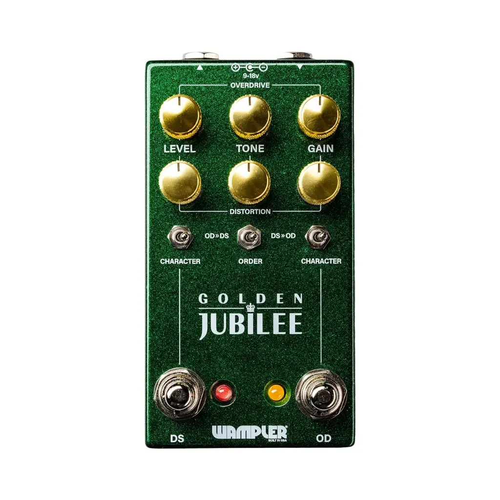 Wampler Golden Jubilee British & American Amp Tone Pedal 1