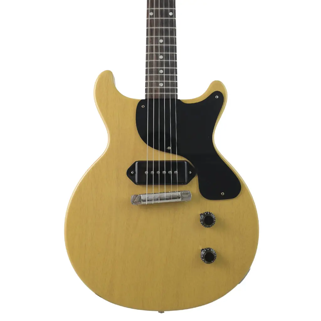Gibson Custom Shop - 1958 Les Paul Junior Double-Cut Dc Re-Issue Vos - Tv Yellow 1