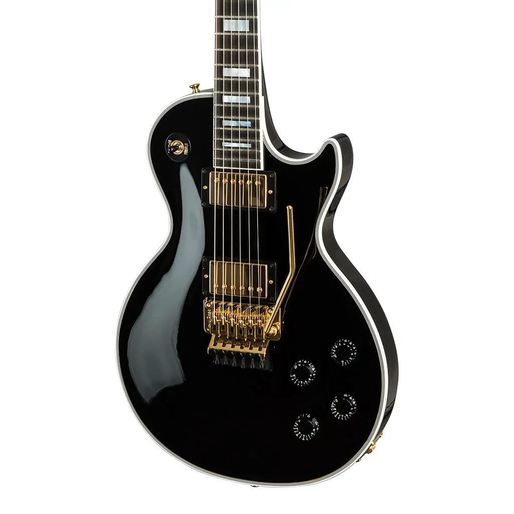Gibson Les Paul Axcess Custom Ebony (Gold Hardware) - Floyd Rose 1