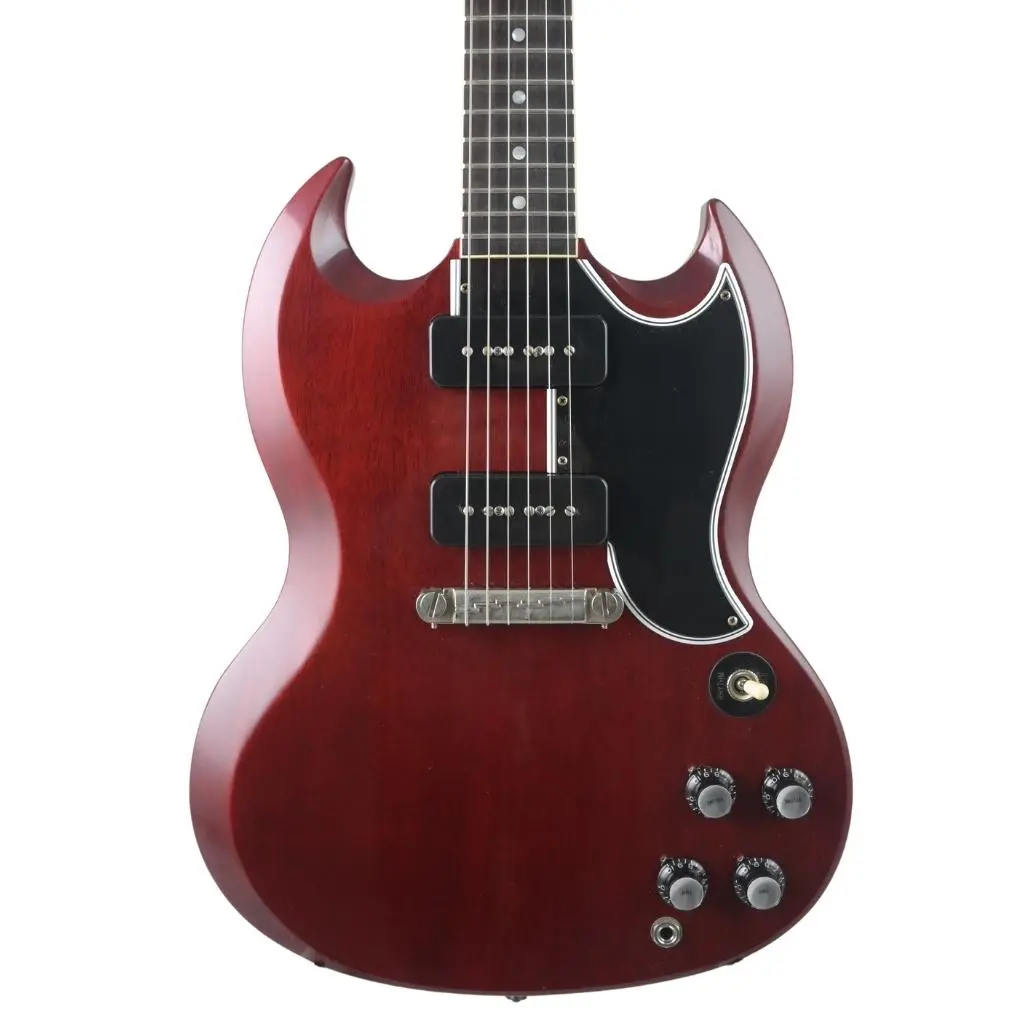Gibson Custom Shop - '63 Sg Special Re-Issue Lightning Bar Bridge - Cherry Vos 1