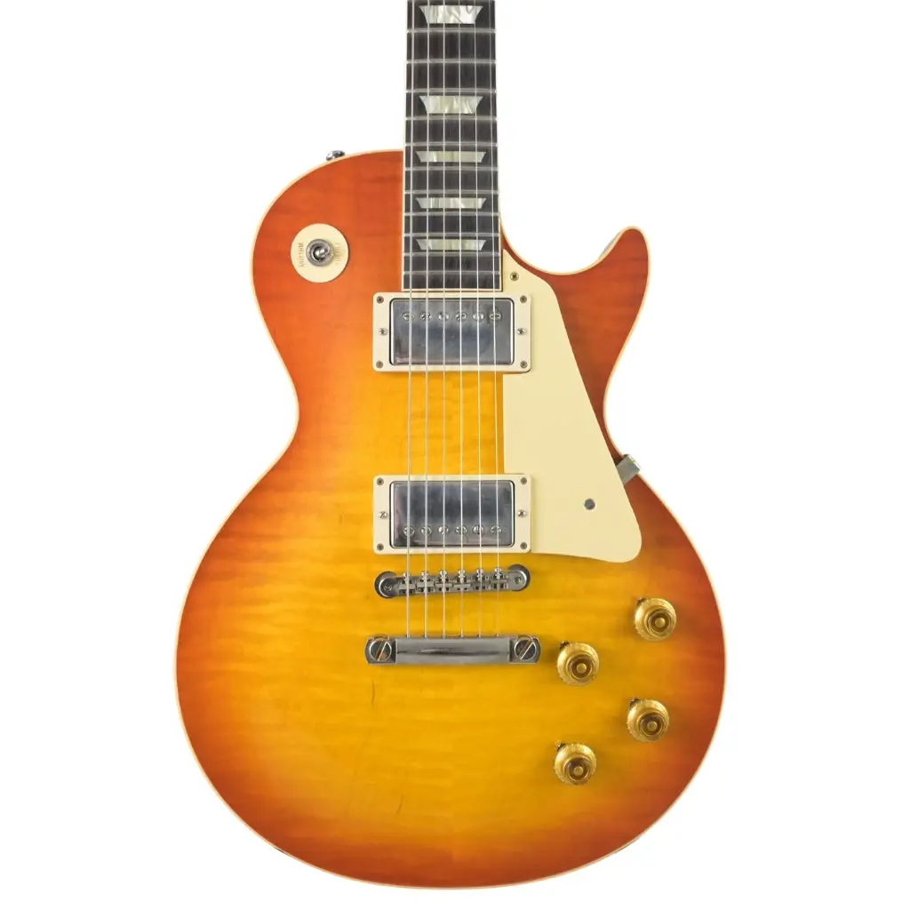Gibson Custom Shop '59 Les Paul Standard Reissue - Vos Washed Cherry Sunburst 1