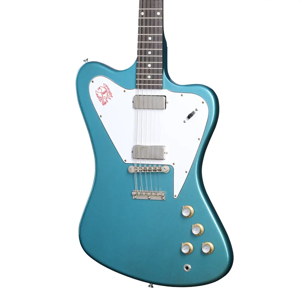 Gibson Non Reverse Firebird V 12 String Reissue Aqua Mist Vos 1